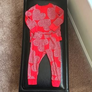 Carter's Snug fit cotton Baby pajamas Red and White 12 months